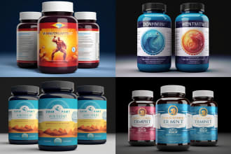do supplement label design, product label packaging