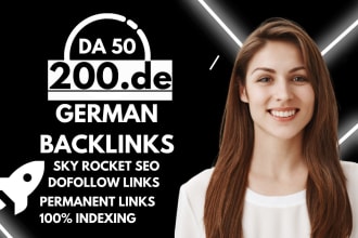 do contextual dofollow SEO german backlinks on high da german websites