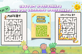 create fun printable worksheets for kids