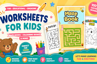 create fun printable worksheets for kids