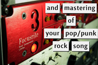 mix and master your pop punk rock song analog