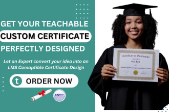 setup teachable custom certificate in your teachable lms website