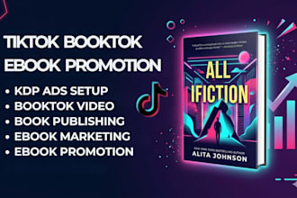 tiktok booktok ebook promotion kdp ads document formatting kdp book publishing