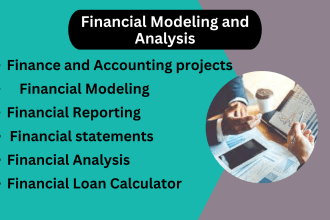 do financial modelling and financial reporting