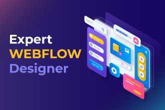 design develop webflow website, figma to webflow, webflow expert