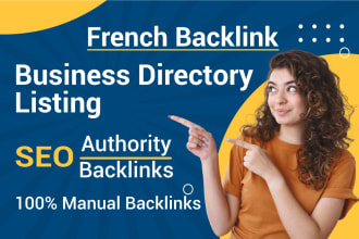create high quality french backlinks and local citations