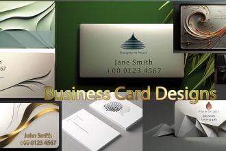 create business card designs any style
