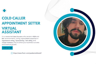 do cold calling, telemarketing, appointment setting and VA