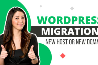 do wordpress migration services new host or domain
