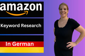 do a detailed keyword research in german, spanish, english