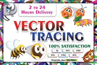 edit or modify, fix logo design and convert files, image to vector ai, eps, cdr