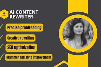 humanize and rewrite your ai content and chatgpt content