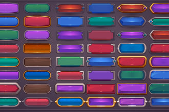 provide game art, UI elements, and button design