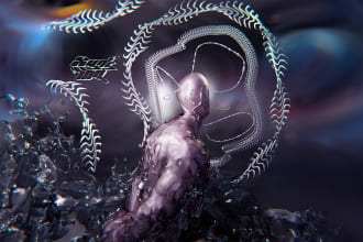 make 3d chrome style