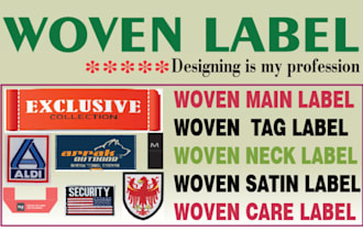 create woven label, mucad upt label for your business