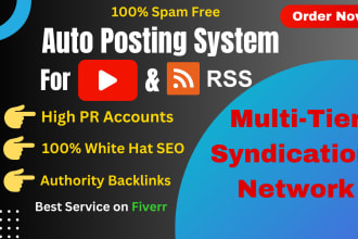 create auto post syndication network to web 2 0 and social websites