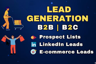 generate linkedin leads, lead lists and web research