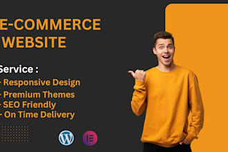 design modern wordpress woocommerce website or online shop