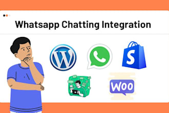 add whatsapp chatting button in wordpress, woocommerce, shopify website