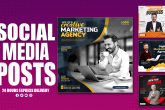 do facebook instagram flyer social media post design