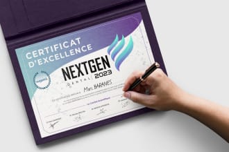 design a professional certificate or diploma for you