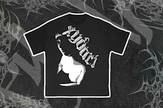 design create y2k streetwear and grunge design t shirt