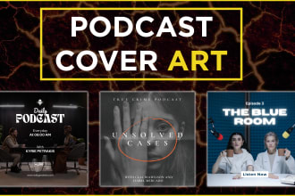 design podcast art cover, podcast cover design, podcast artwork, podcast logo