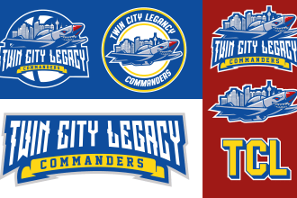 design mascot, cartoon or sports logo for club, team, t shirts, merch apparel