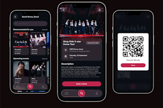 event booking app development, develop ticket booking app, concert, event app