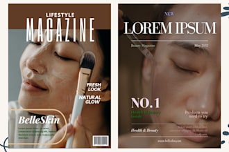 create custom magazine covers or pages