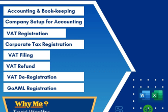 do accounting, bookkeeping, vat, corporate tax, uae