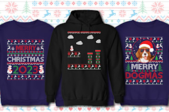make ugly christmas sweater design for you