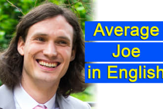 record a confident average joe british voiceover in english