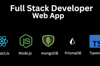 develop fullstack web app with ts js nextjs nodejs mern pern