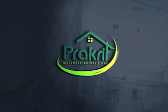 do professional modern property, roofing, construction, real estate logo