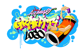 create awesome logo design with graffiti style