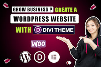 design pixel perfect and responsive wordpress divi website