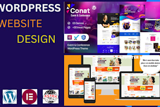 create a modern wordpress website with a unique web design