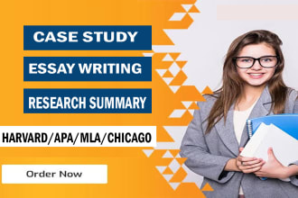 do quality case study analysis, essay, research and summary writing