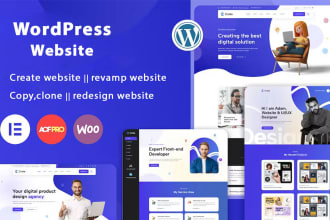 design redesign revamp and customize wordpress website as per your requirements