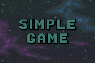 make you a very simple web game using p5js or godot