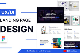 design a landing page in figma