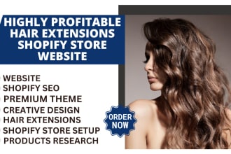 design hair extension website hair extension shopify store hair extension store