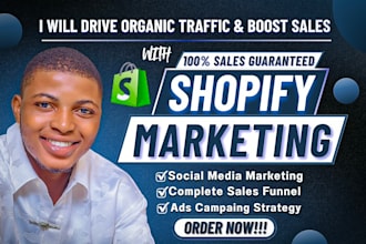 setup shopify online store, shopify marketing to boost shopify traffic and sales