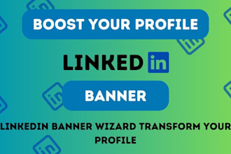 design linked in banner for your professional presence