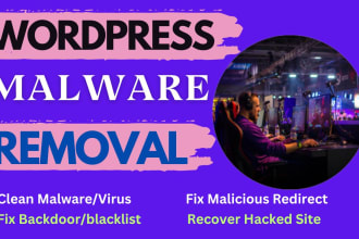clean malware and remove all virus in your infected website
