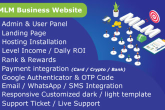 develop mlm website software in 24 hours