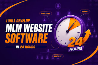 develop mlm website software in 24 hours