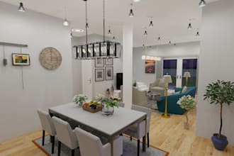 do 2d and 3d floor plan, interior design and rendering with floorplanner