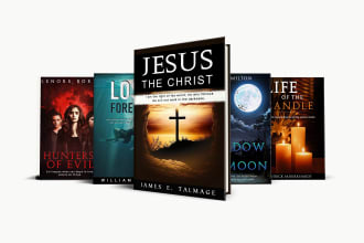 create ebook, paperback and kdp book cover design